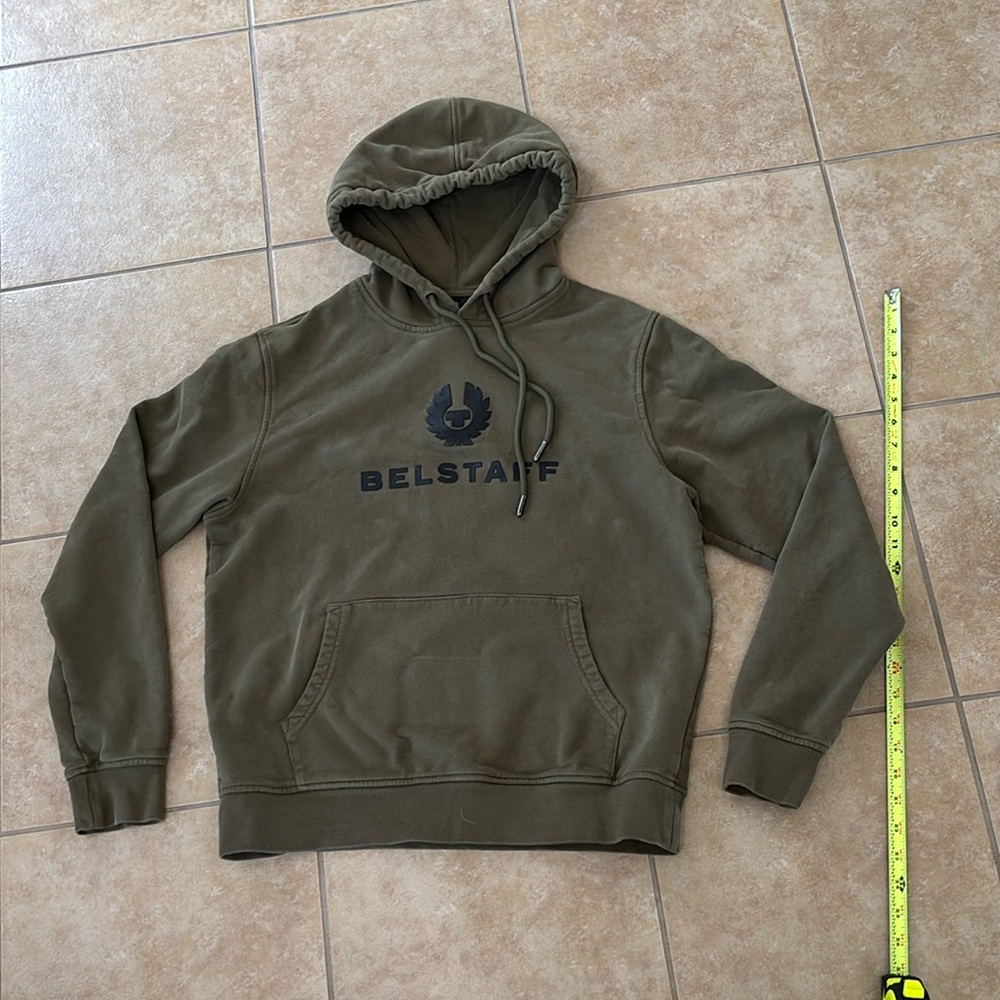 Belstaff Green Sweatshirt Classic Pullover Style